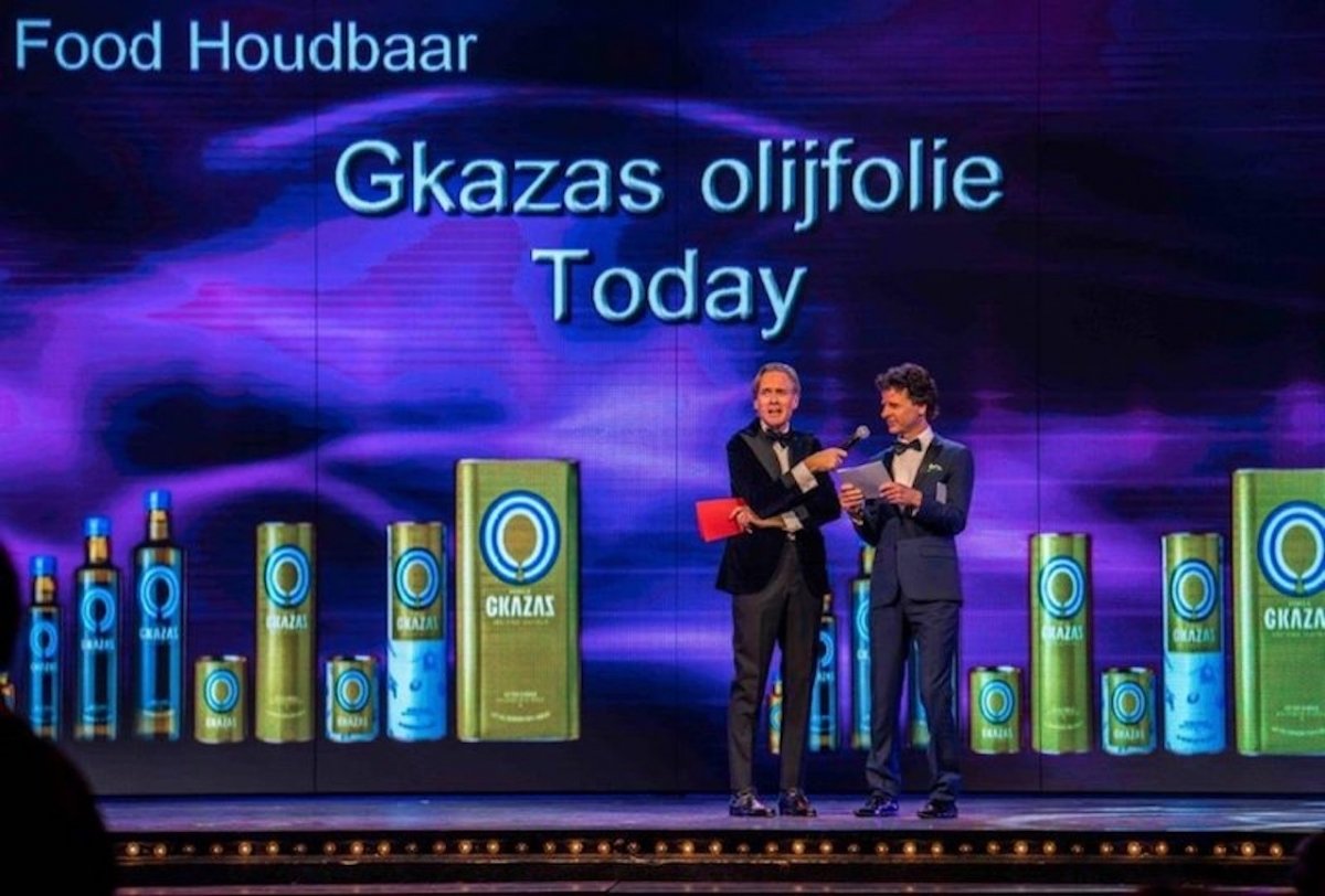 Gkazas Olijfolie eindigt als knappe runner-up bij de NL Packaging Awards!