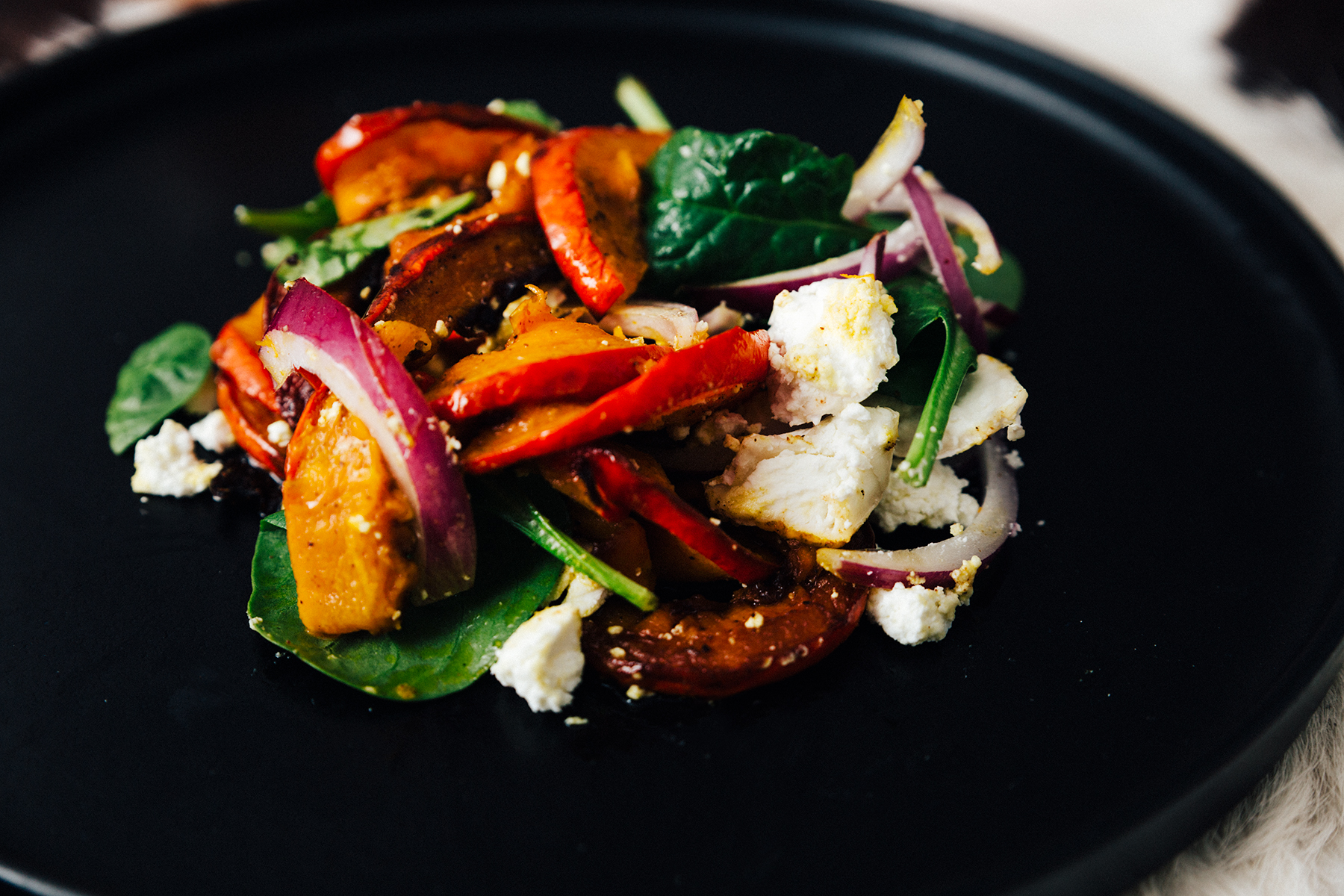 Makkelijk recept: pompoen-geitenkaassalade!