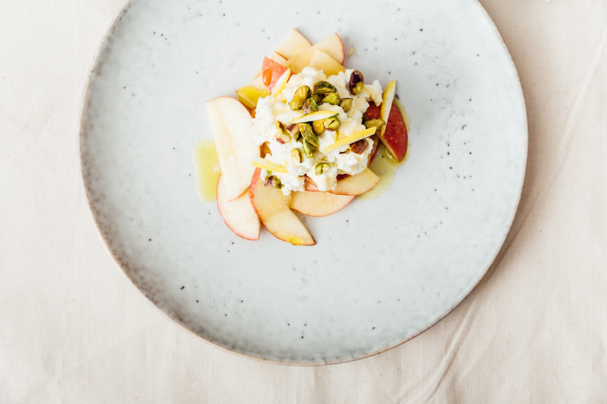Gezond recept: perzik-honingsalade